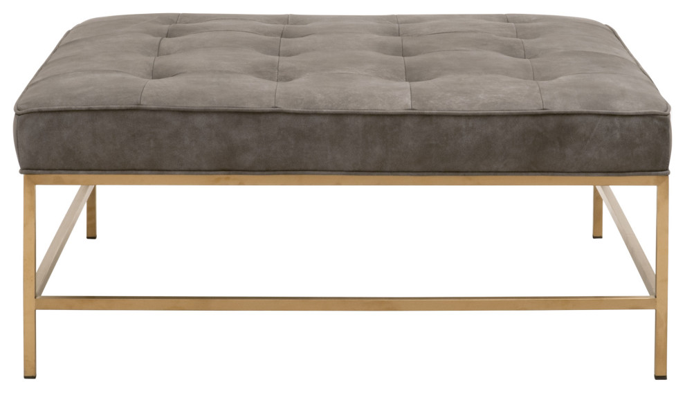 Brule Upholstered Coffee Table   Contemporary   Coffee Tables   by Essentials for Living  Houzz