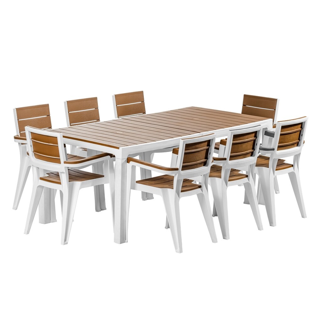 Inval Madeira 8 Seat Dining Table   Chair Set by MQ