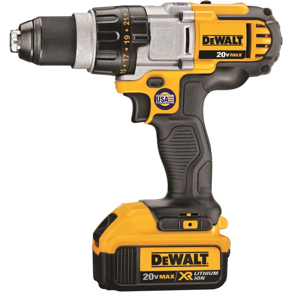 DW 20 V MAX Lithium Ion Premium 3-Speed Drill/Driver Kit (4.0 Ah) DCD980M2 from DW