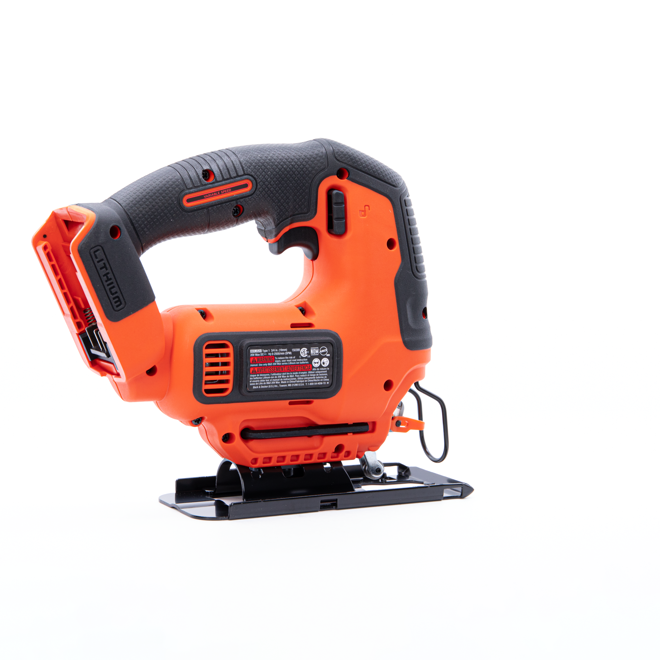 20V MAX* POWERCONNECT™ Cordless Jig Saw (Tool Only)