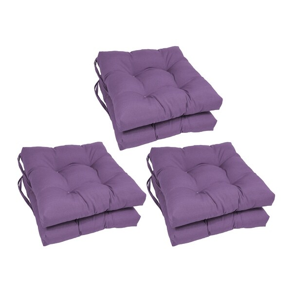 16-inch Square Indoor Chair Cushions (Set of 2， 4， or 6) - 16