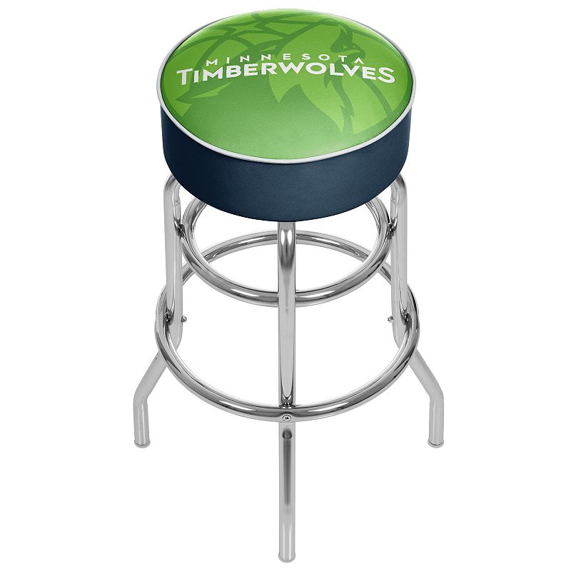 Minnesota Timberwolves Padded Swivel Bar Stool