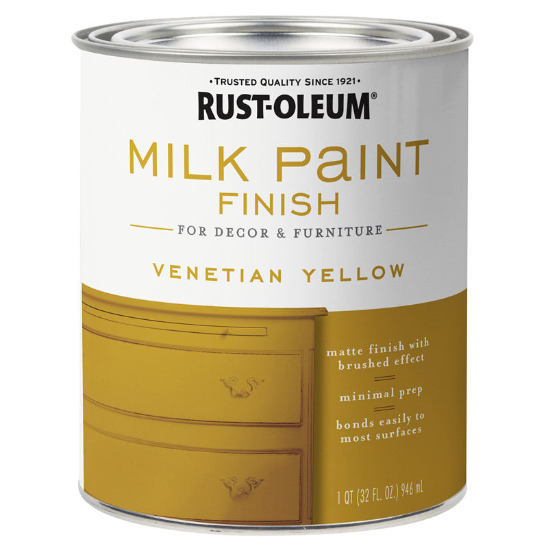 MILK PAINT V YELLOW 1QT