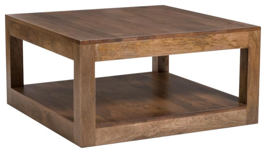 Coffee Table Cocktail MORGAN Brindled Ash Mango   Transitional   Coffee Tables   by EuroLuxHome  Houzz