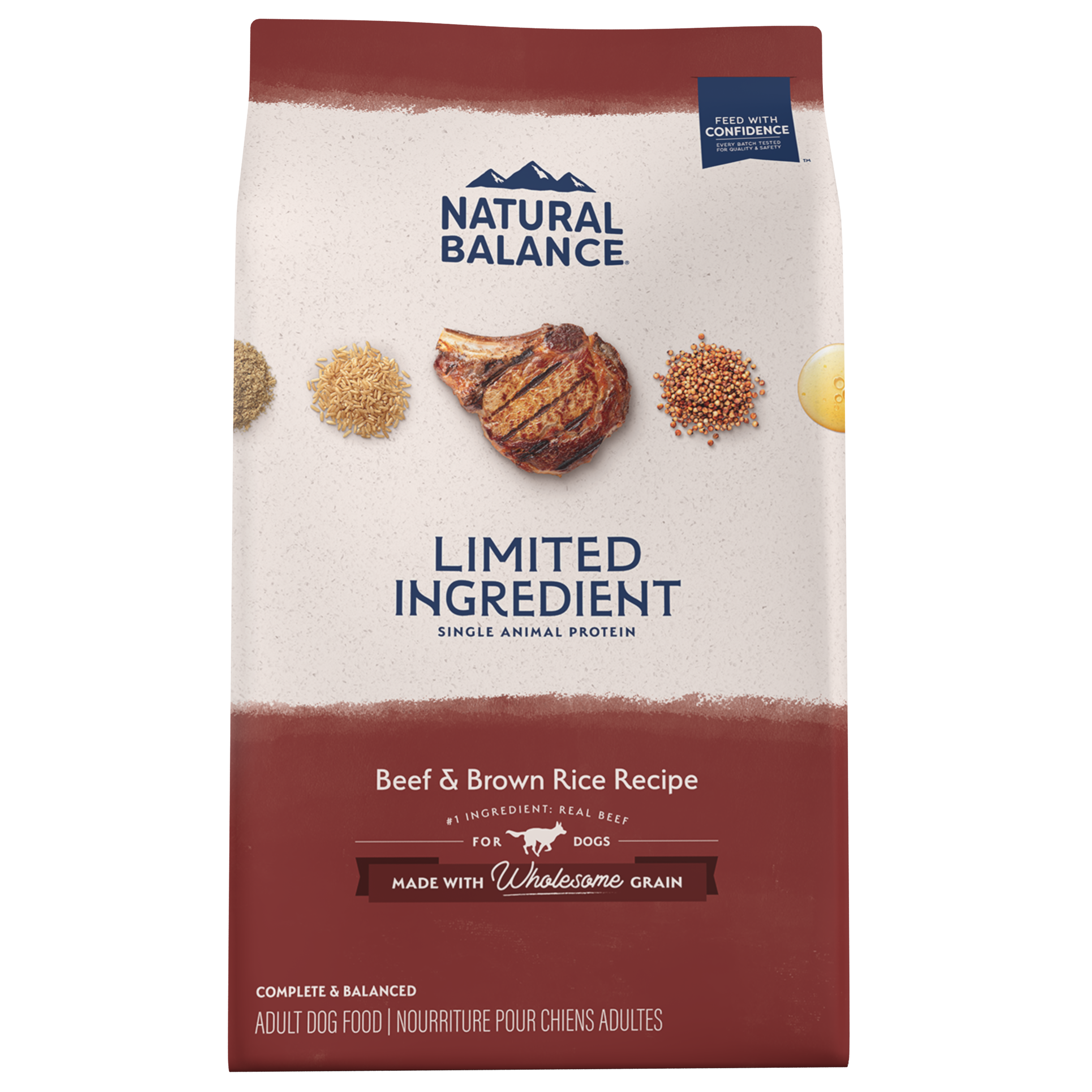 Natural Balance® Limited Ingredient Beef  Brown Rice Recipe Dry Dog F