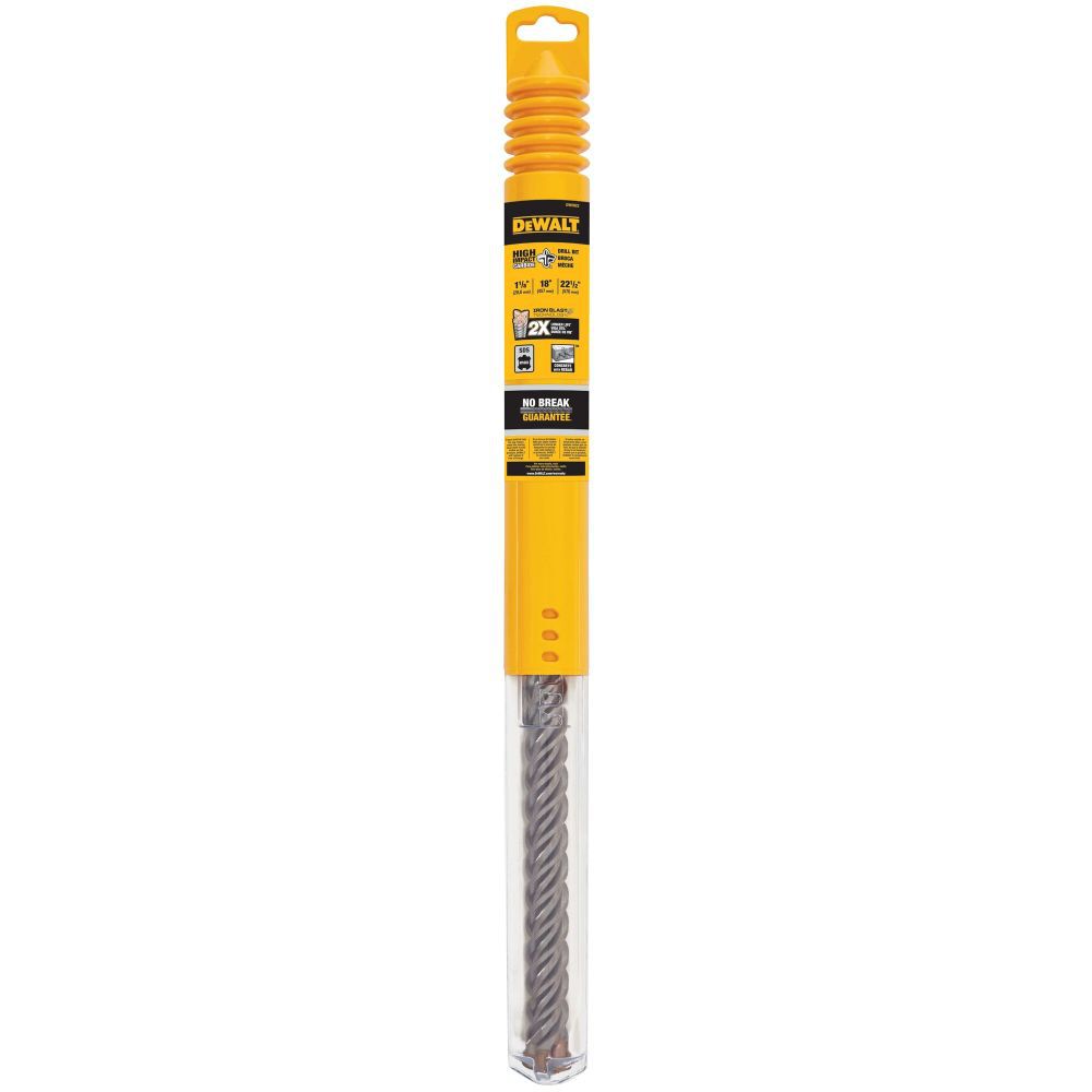 DEWALT ELITE SERIES SDS MAX Masonry Drill Bits 1-1/8