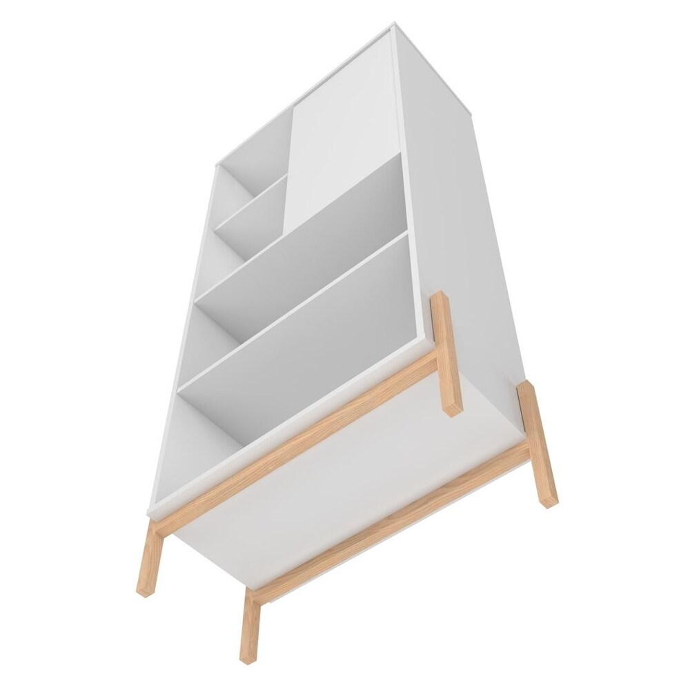 Bowery Bookcase with 5 Shelves by Manhattan Comfort