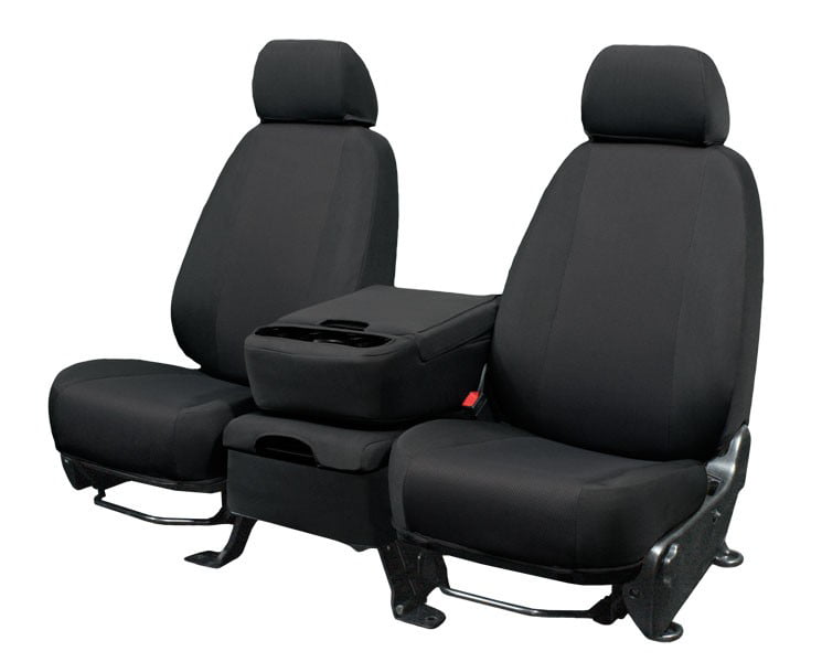 CalTrend Rear Solid Bench EuroSport Seat Covers for 2016-2022 Ram 1500 - DG374-03HH Charcoal Insert and Trim