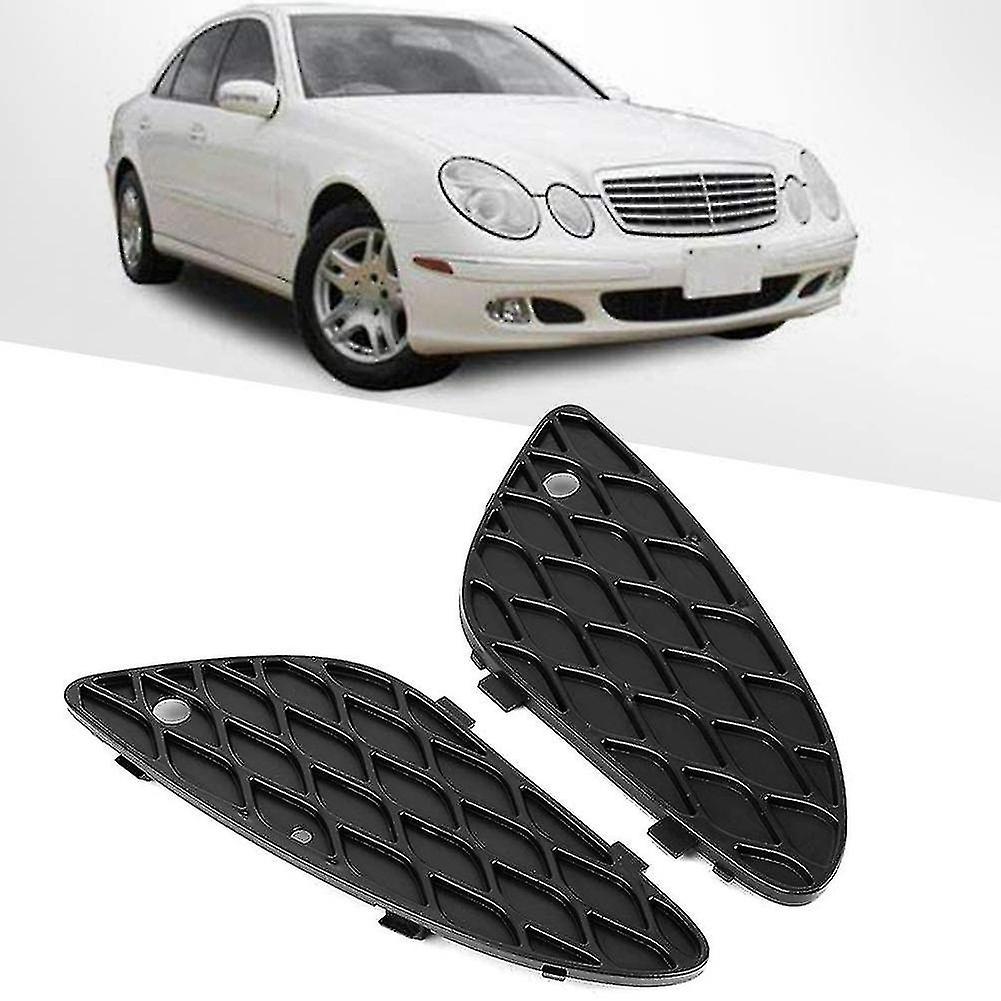 Front Left And Right Bumper Grille Insert Mesh Cover For E-class W211 E320 E350 E500 2003-2006