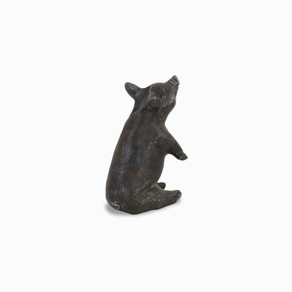 Cheungs Decorative Cast Iron Sitting Pig   L:4.5\