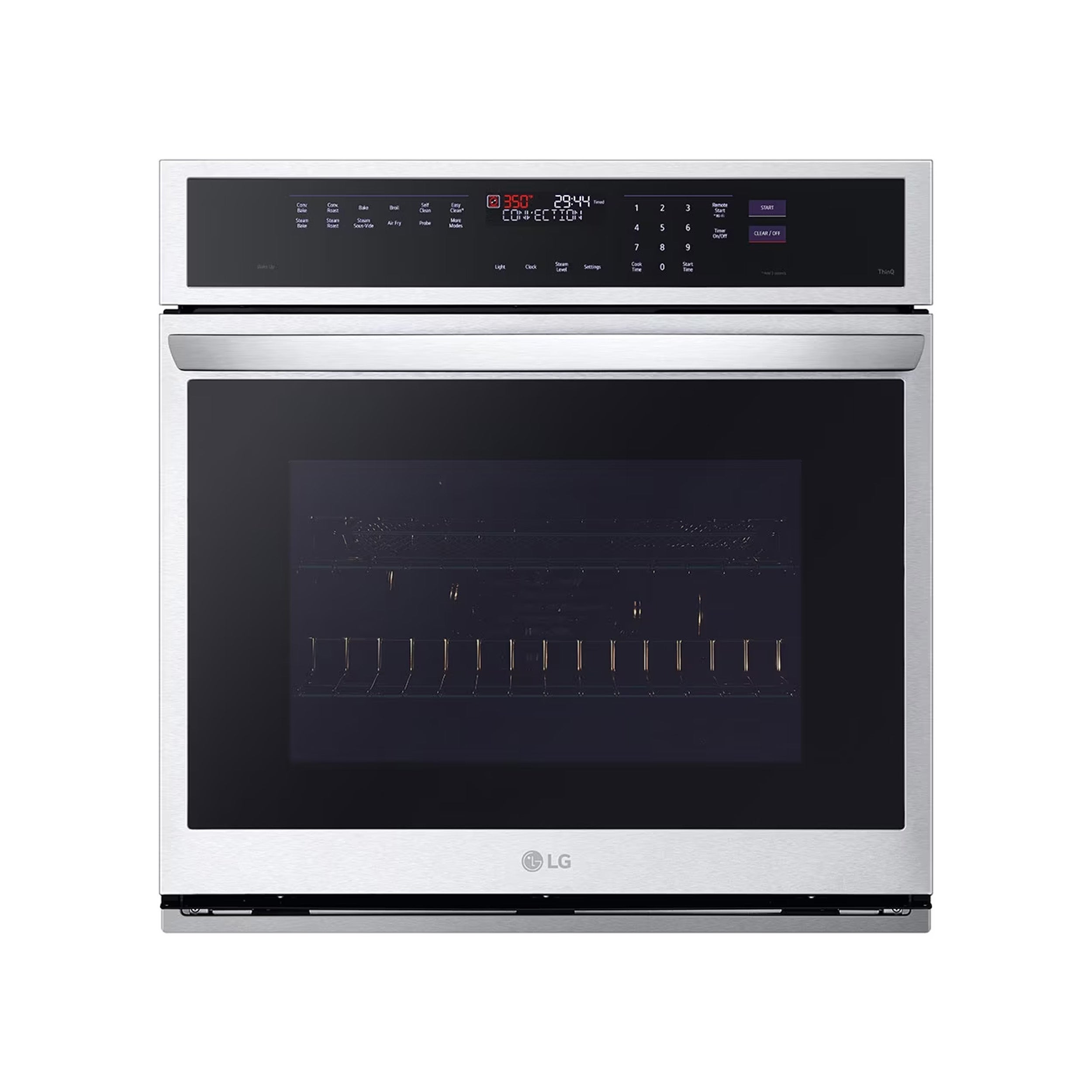 4.7 cu. ft. Smart Wall Oven with InstaView， True Convection， Air Fry， and Steam Sous Vide