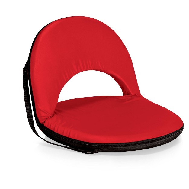 Picnic Time Oniva Seat Portable Recliner Chair Red