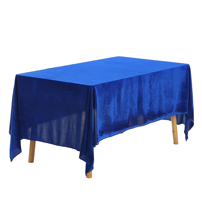 Rectangle Wrinkle Resistant Washable Polyester Table Cover 1 Pc， 63 X 95