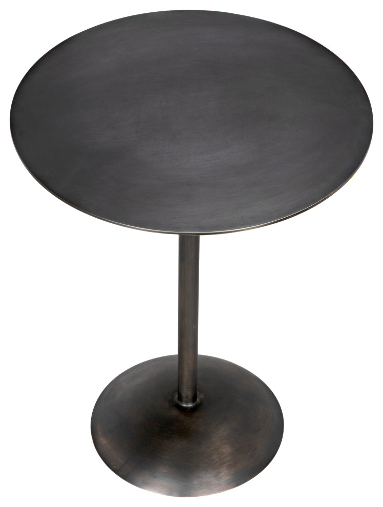 Felix Side Table  Gun Metal Finish   Industrial   Side Tables And End Tables   by Noir  Houzz