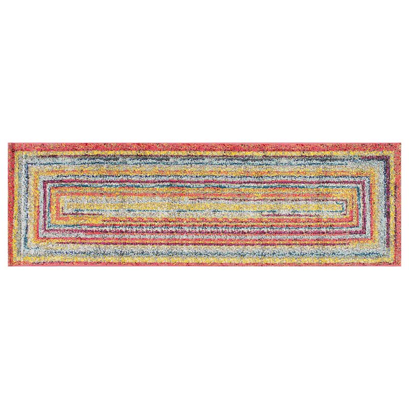 nuLOOM Carnival Hargis Labyrinth Striped Rug