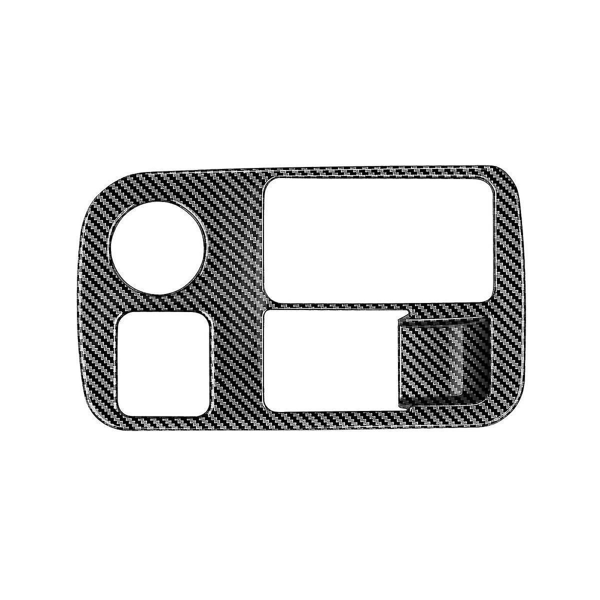 Carbon Fiber Headlight Switch Button Cover For Ioniq 6 2022 2023 Car Headlight Adjustment Frame Sti