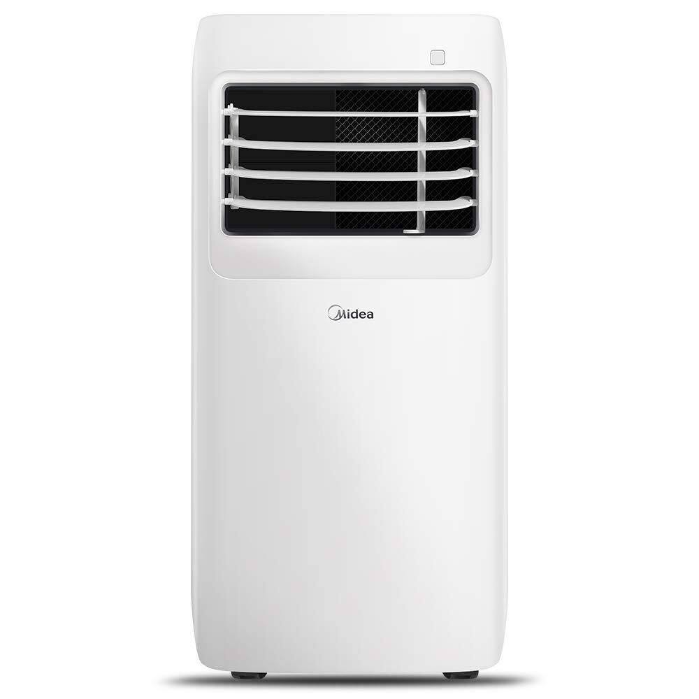 cadeninc 8000 BTU (5300 BTU SACC) 3-in-1 Portable Air Conditioner for Rooms up to 150 sq ft with Dehumidifier and Fan in White Mid-LQEX-2AAA