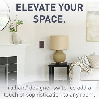 Legrand radiant 15 Amp 120-Volt 2-Switch 3-Way plus 3-Way Combination Decorator Rocker Light Switch Dark Bronze RCD33DBCC6