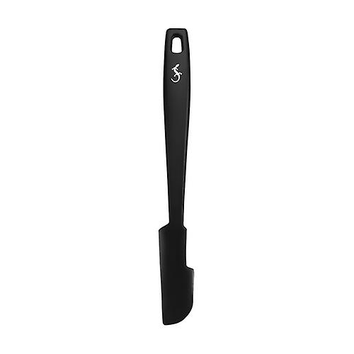 Small platinum smart silicone tongue spatula 1 unit (Black)