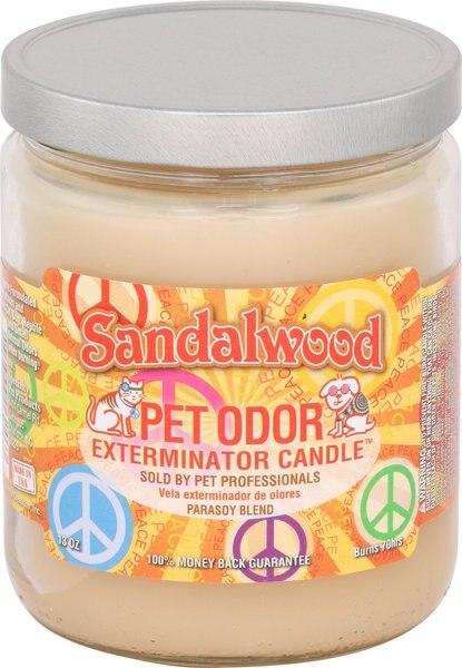 Pet Odor Exterminator Sandalwood Deodorizing Candle