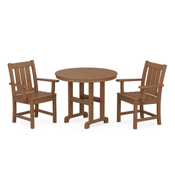 POLYWOOD Oxford 3Piece Farmhouse Dining Set