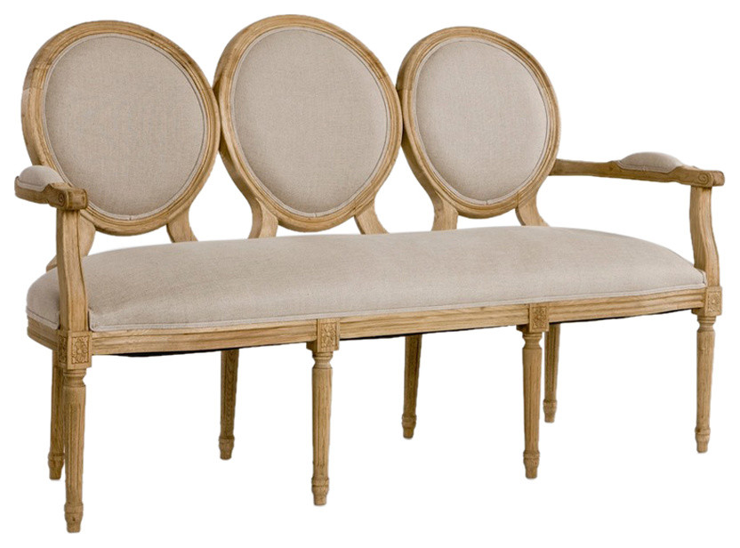 Medallion Settee   Traditional   Loveseats   by Zentique  Inc.  Houzz