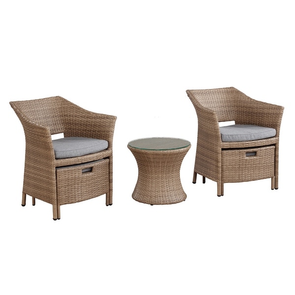 Kokoli AllWeather Wicker Conversation Set