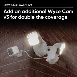 WYZE Wired Outdoor Wi-Fi Floodlight Home Security Camera WYZECFL