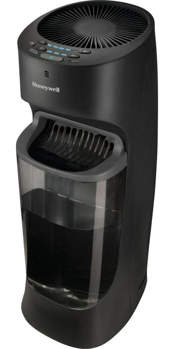 Honeywell Cool Moisture Humidifier with Humidistat， Black， HEV615