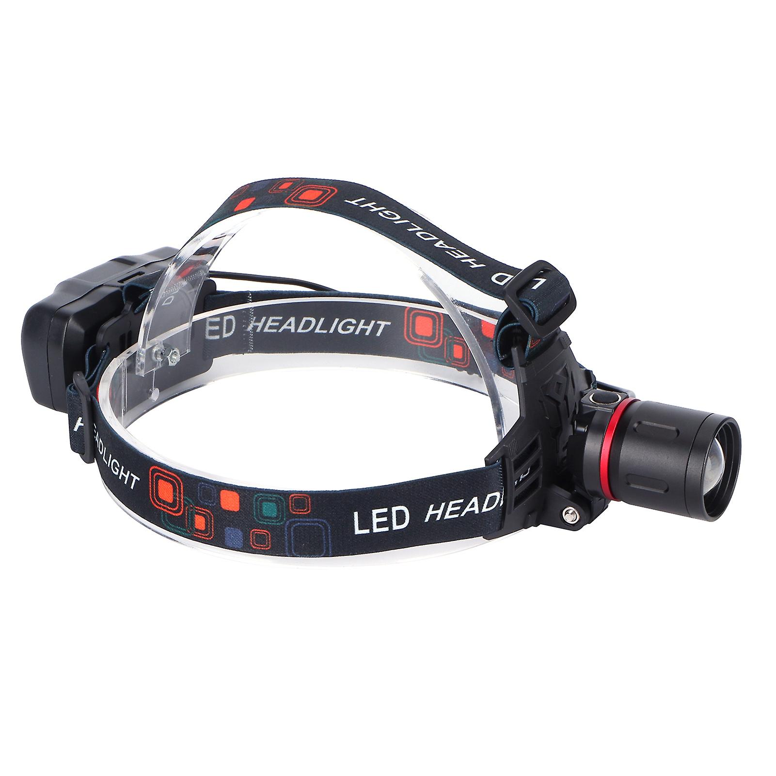 LED Red Light Headlamp Portable USB Adjustable Headlight for Hunting Beekeeping Detecting