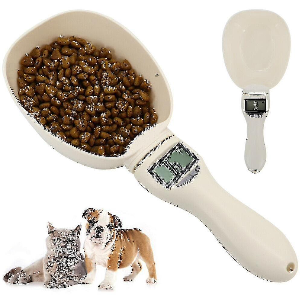 Electronic Measuring Scoop Digital Pet Food Feeding Bowl Spoon