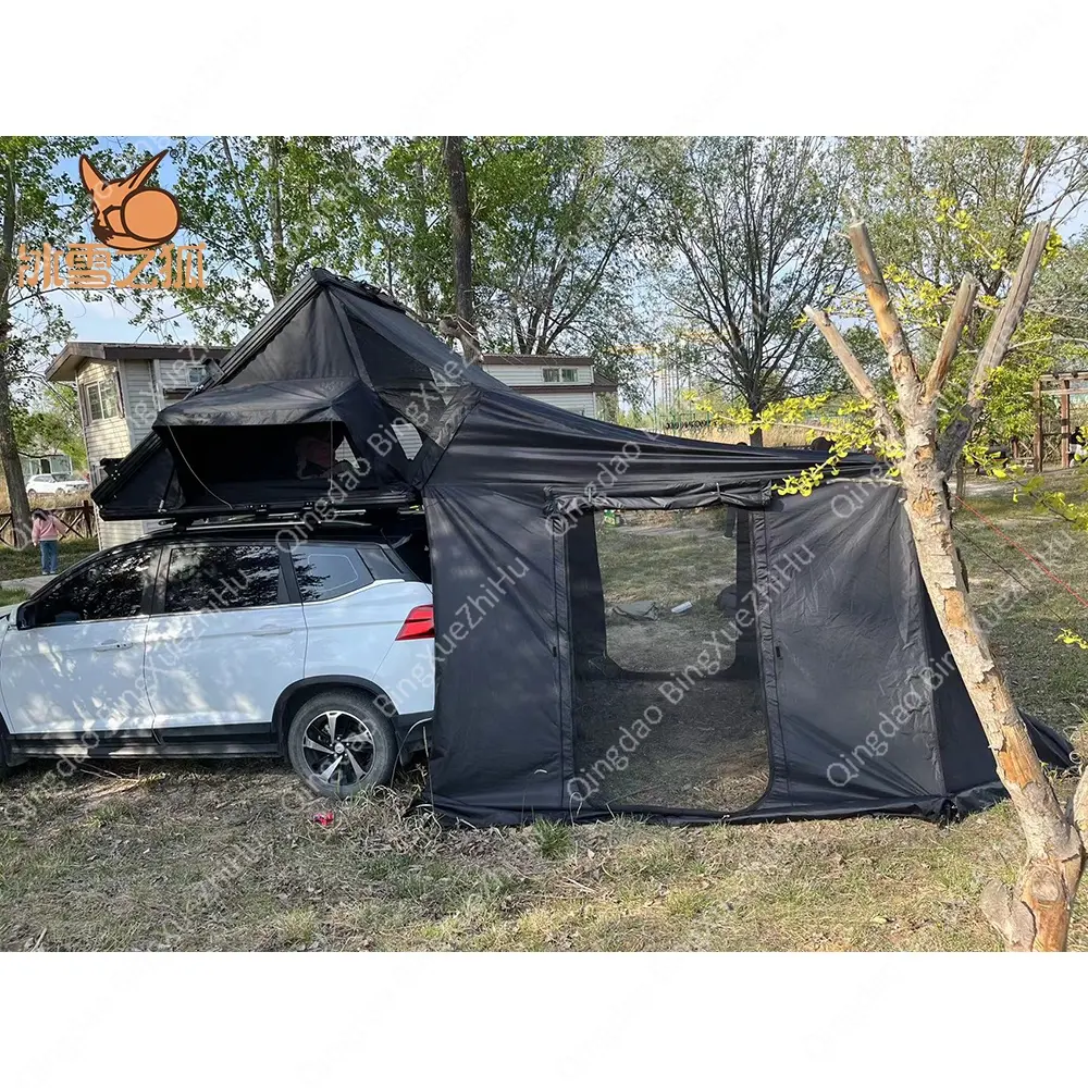 New Premium Aluminum Hard Shell Roof Top Tent  Suitable for Off Road Camping Tent Box Rooftop Car Roof Top