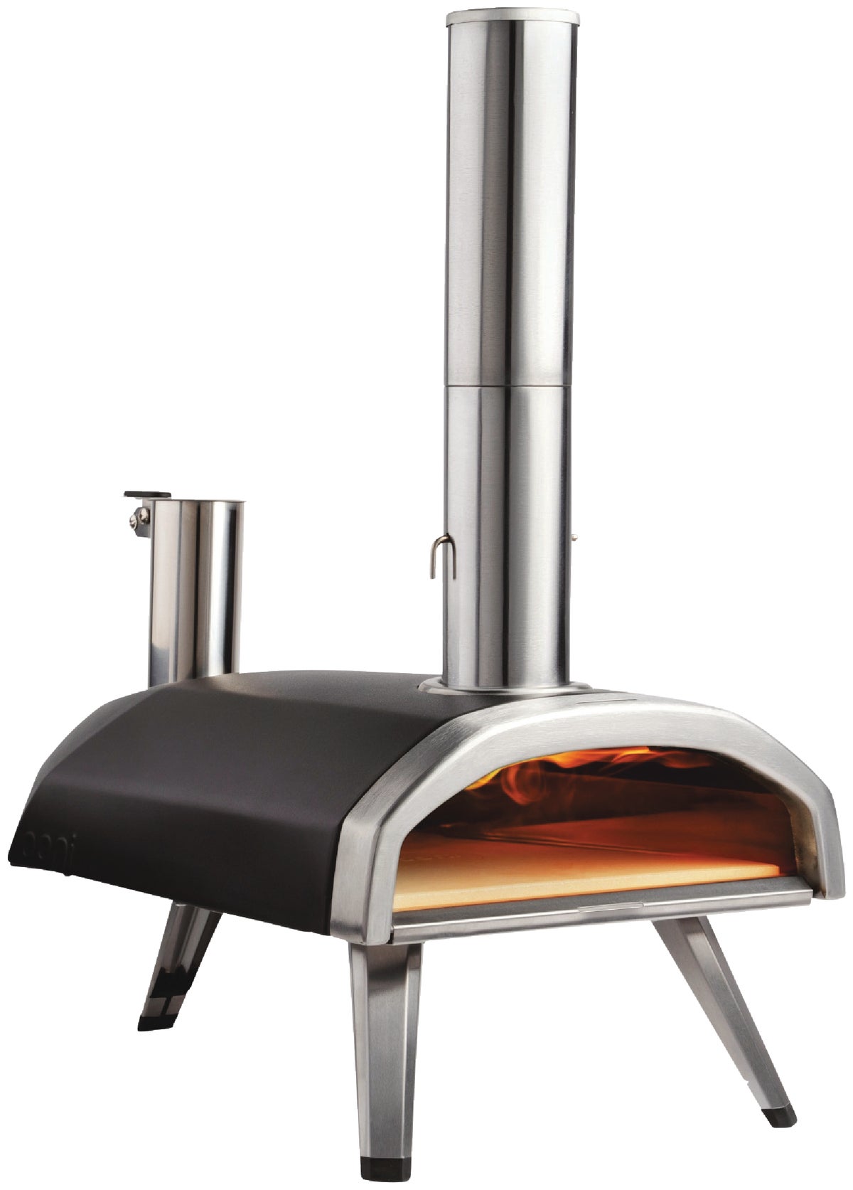 Ooni Fyra 12 Wood Pellet Pizza Oven Blackamp Silver