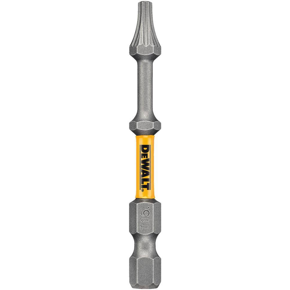 DW MAX Impact 2-12 in. Torx 15 Bit (2-Piece) DWA2TX15MI2