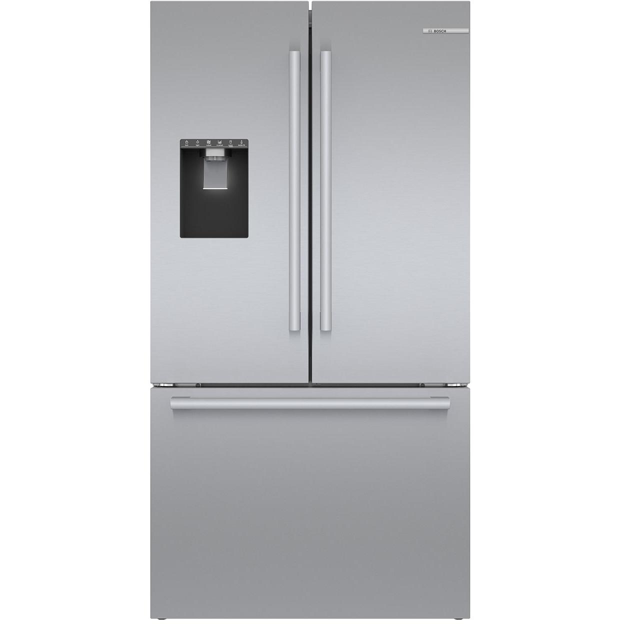 Bosch 36-inch, 26 cu. ft. French 3-Door Refrigerator B36FD50SNS