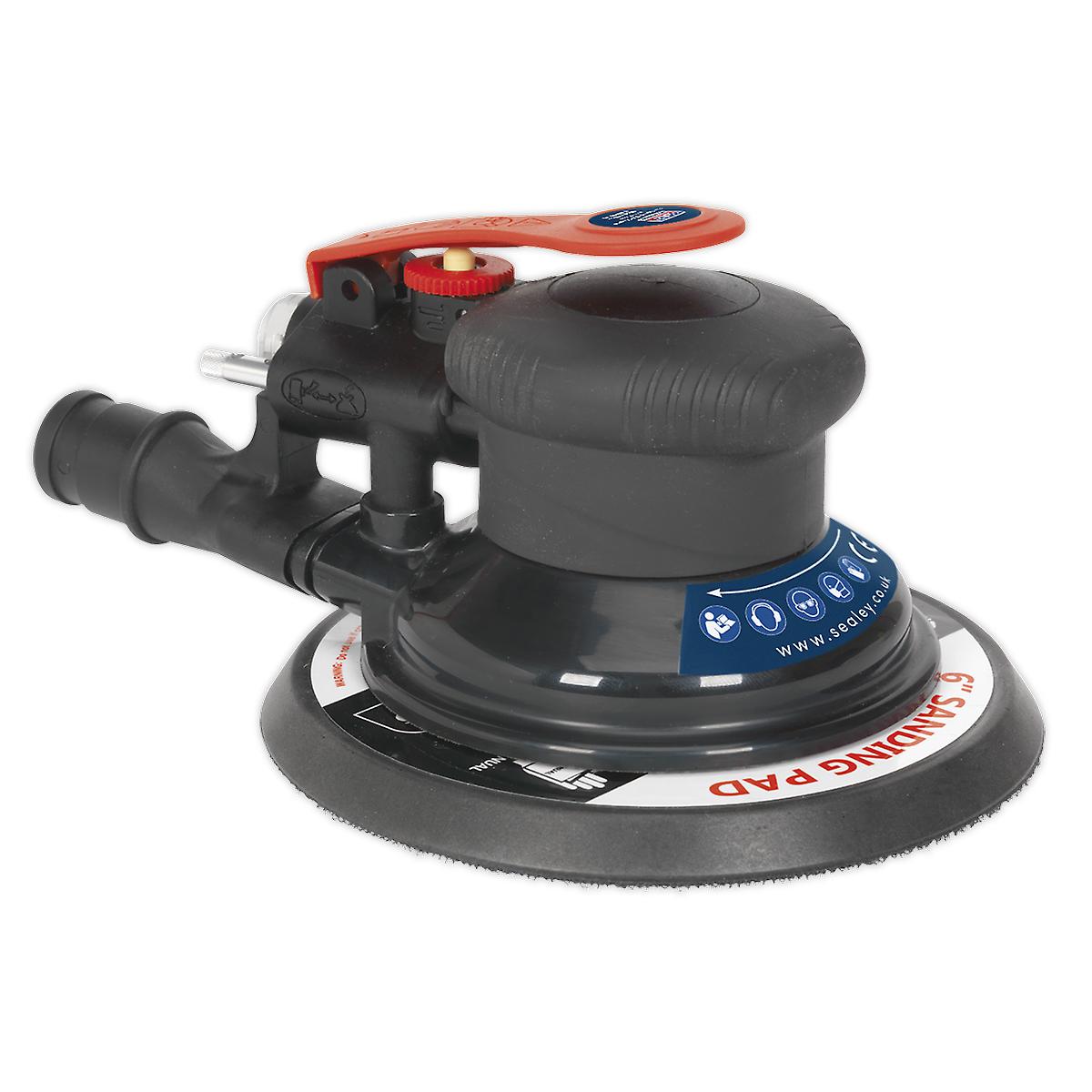 Sealey Sa801 Air Palm Orbital Sander 150Mm Dust-Free