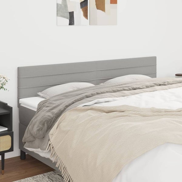 vidaXL Headboard Dark/Light Gray 39.4