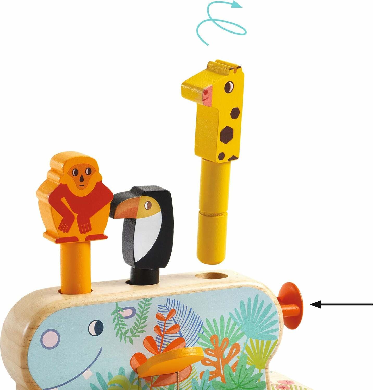 Multi Pop Wooden Toy