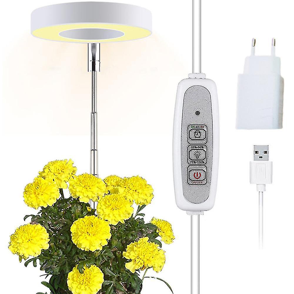 Grow Light， Full Spectrum Led Plant Light For Indoor Plants，height Adjustable Growing Lamp