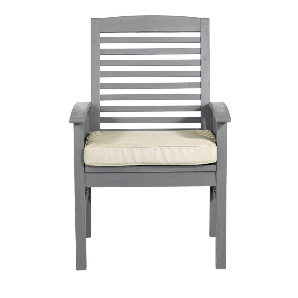 Middlebrook Surfside Acacia Wood Outdoor Chairs (Set of 2)