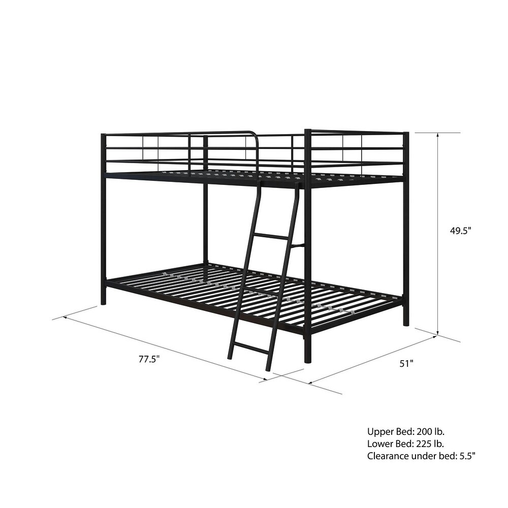 Avenue Greene Eliza Small Space Twin over Twin Bunk Bed