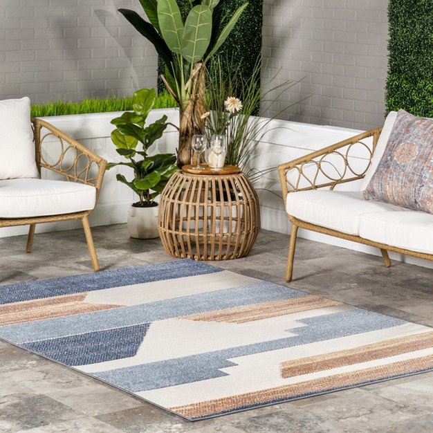 Nuloom Oaklyn Contemporary Indoor outdoor Area Rug