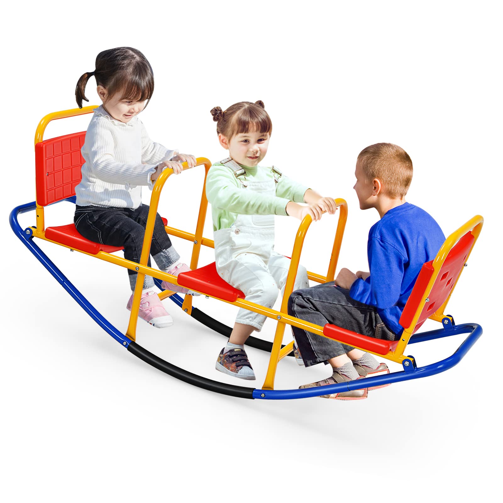 Kids Seesaw Swivel Teeter Totter Playground Equipment