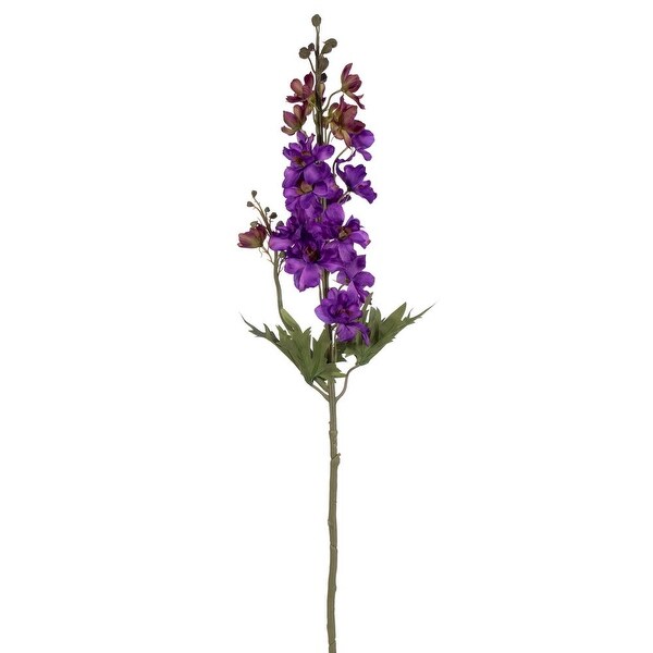 Vickerman 33 Artificial Purple Larkspur Spray. 3 Stems In A Bag.