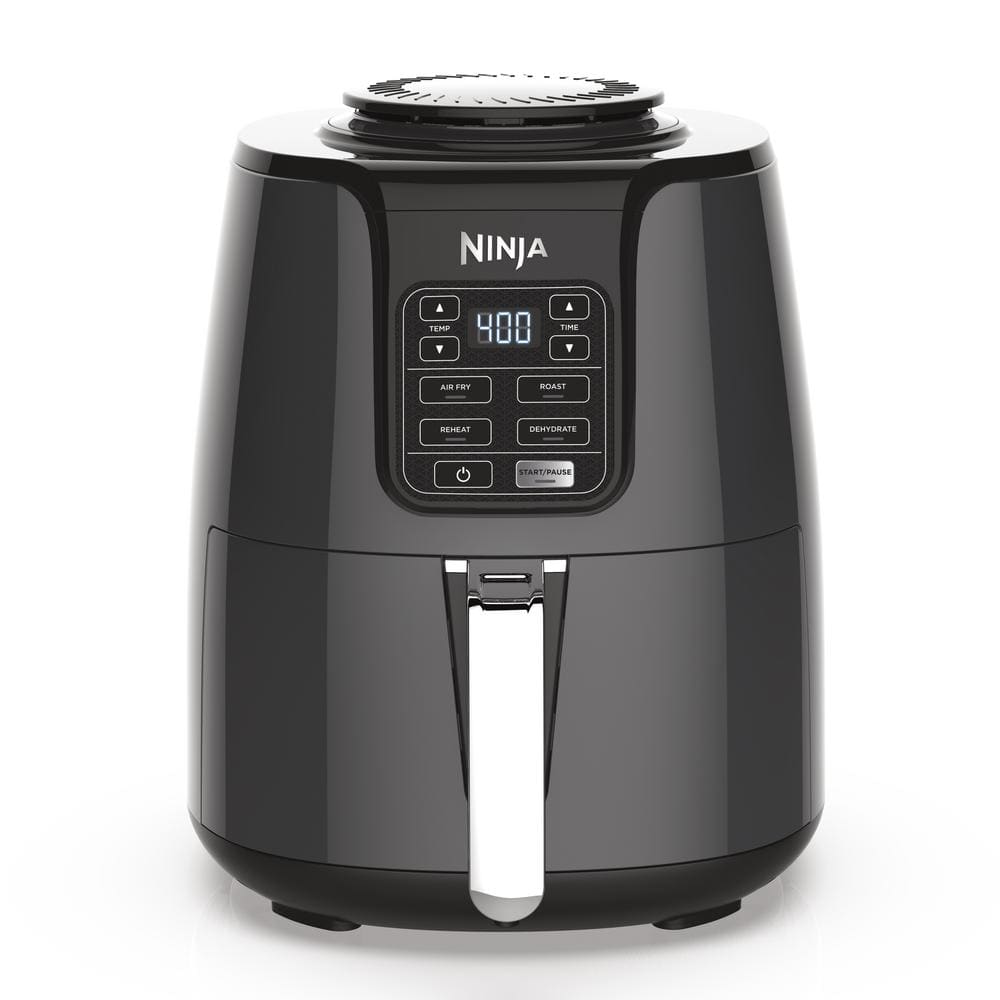 NINJA 4 qt Electric Black Air Fryer with Recipe Book