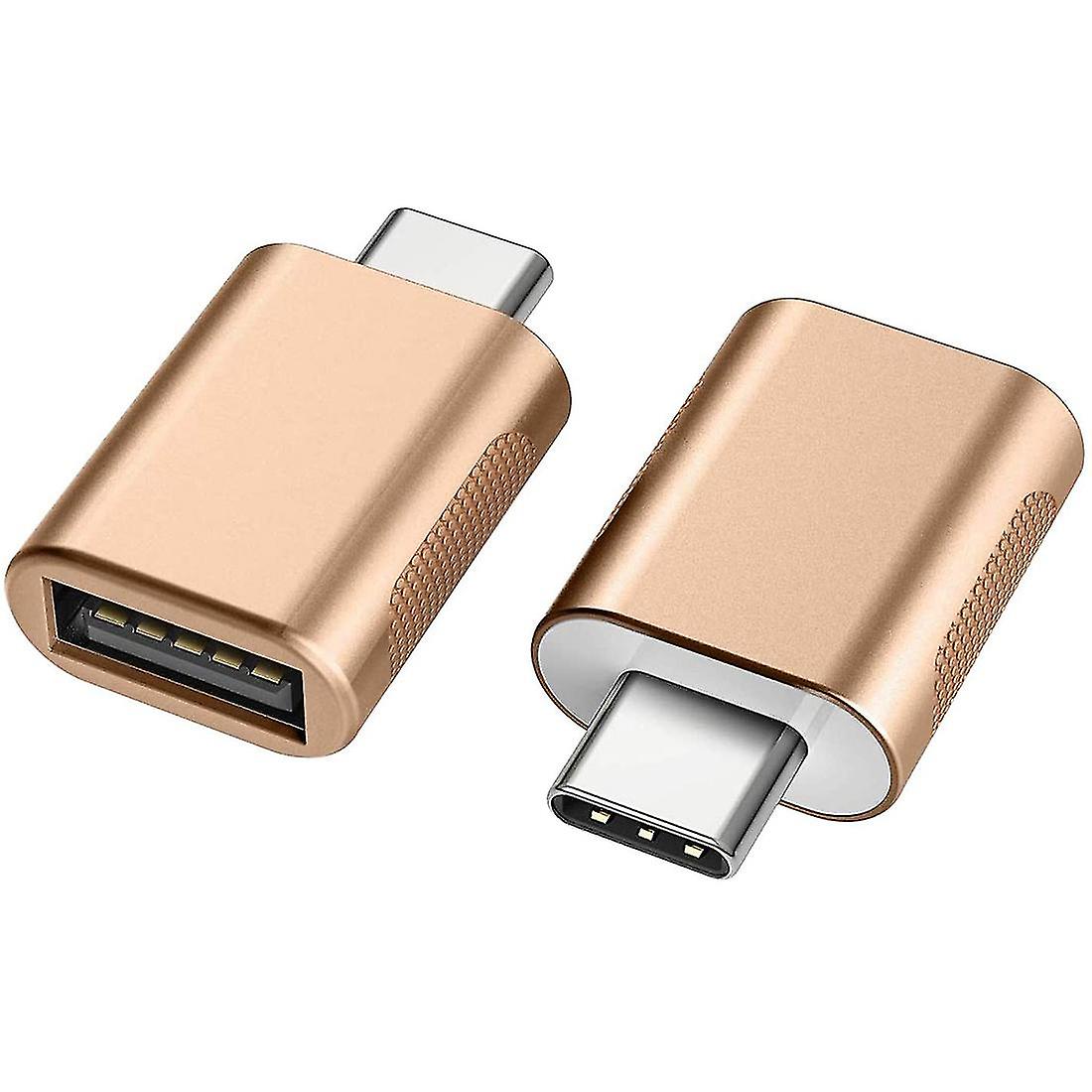 Born Pretty Usb C To Usb Adapter 2-pack， Type C Male To Usb 3.0 Female Adapter Otg Converter For Laptops， Charg