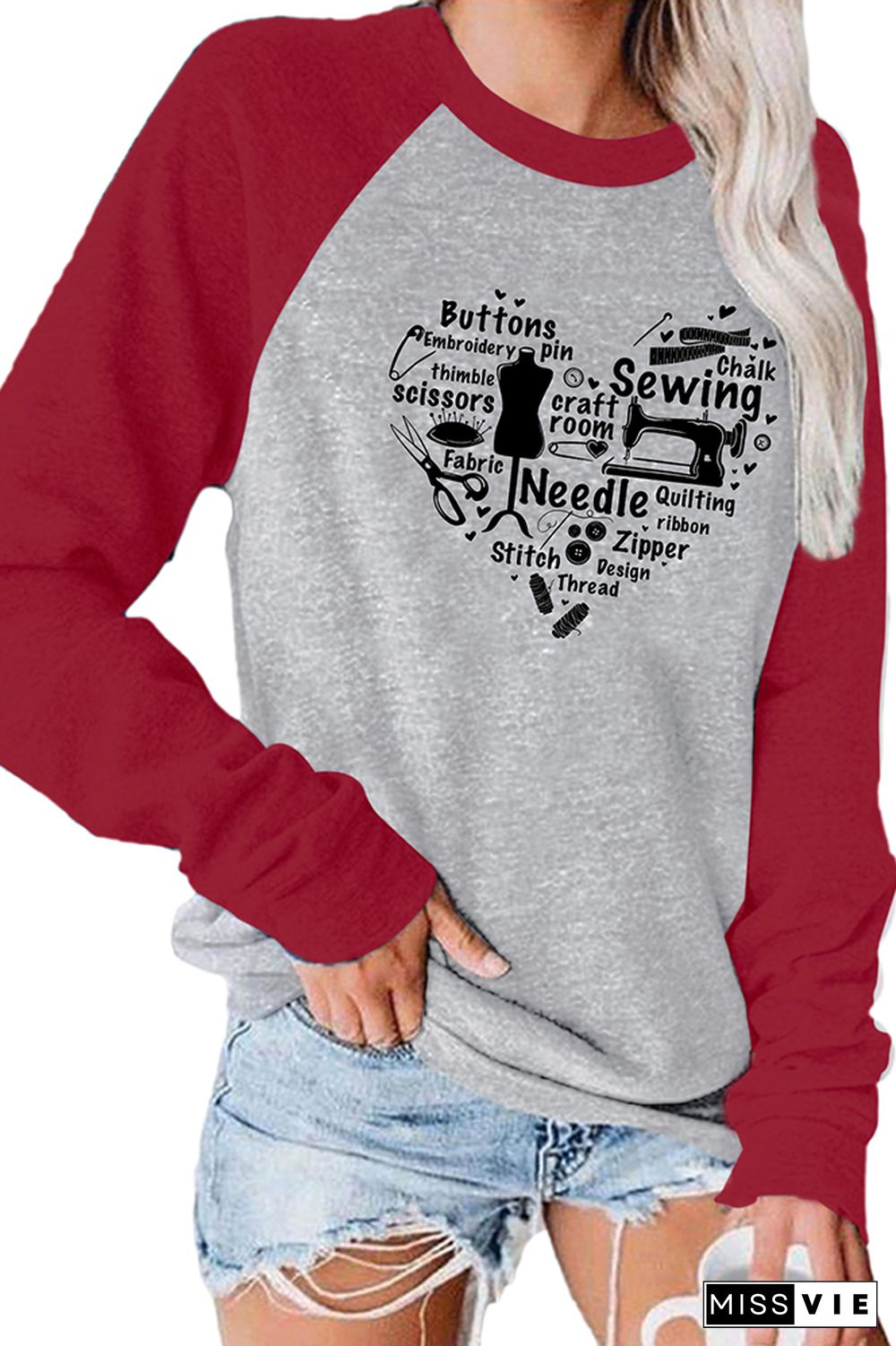 Sewing Files For Cricut Long Sleeve Graphic Tee Wholesale