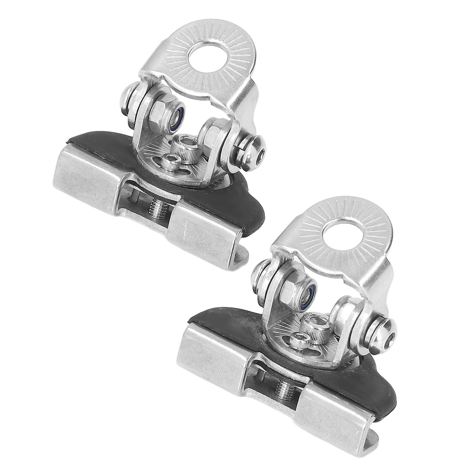 2pcs Hood Led Light Bar Mounting Bracket Adjustable 304 Stainless Steel Universal Work Lamp Mount Clamp