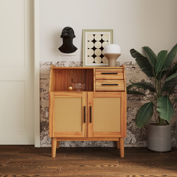 Farmhouse Sideboard Buffet Accent Storage Cabinet ...