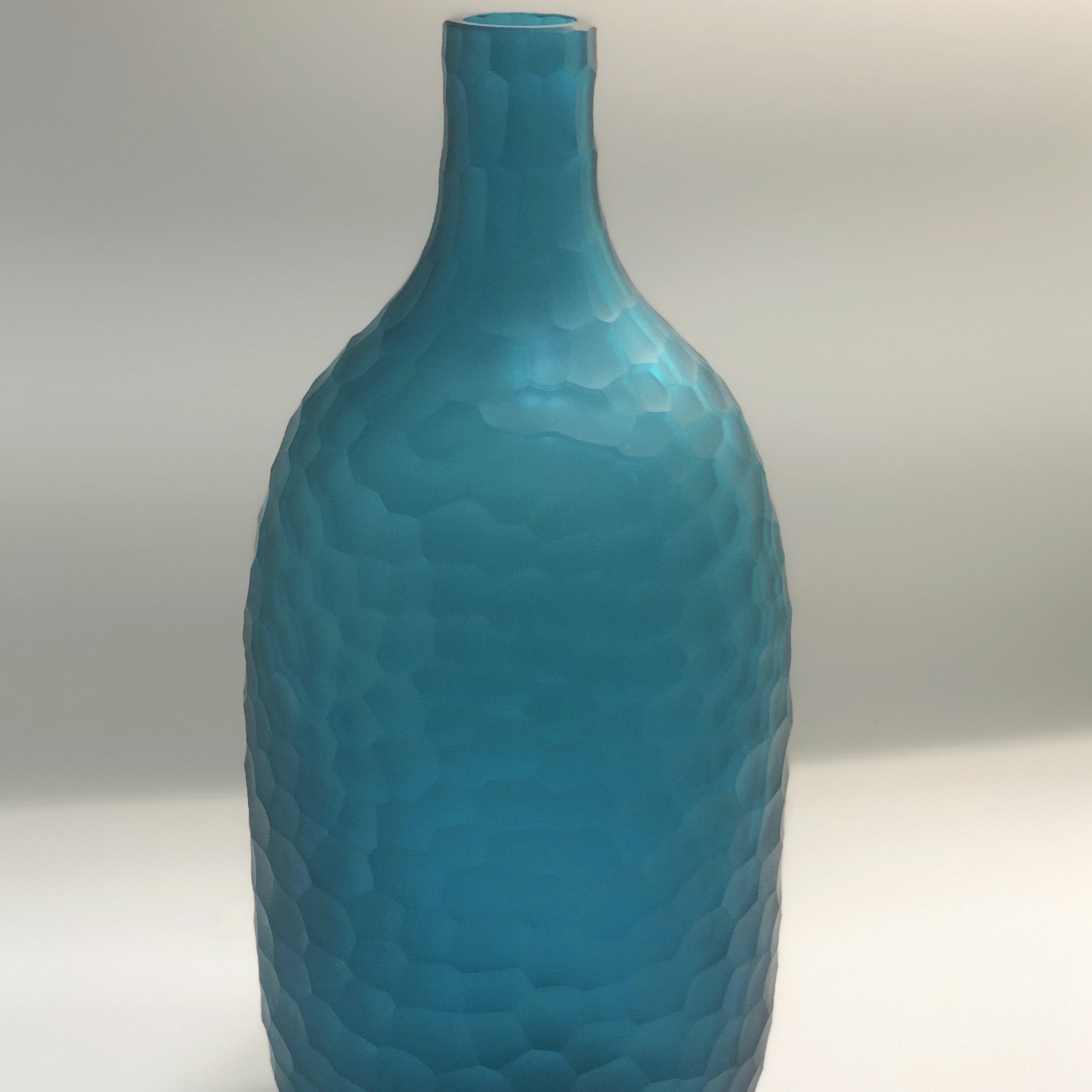 Handmade Balloton Glass  Vase A0192-360-Teal